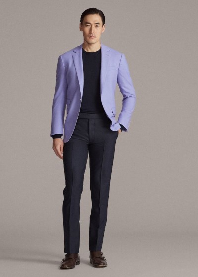 Men's Ralph Lauren Gregory Wool Trousers | 701863CBS